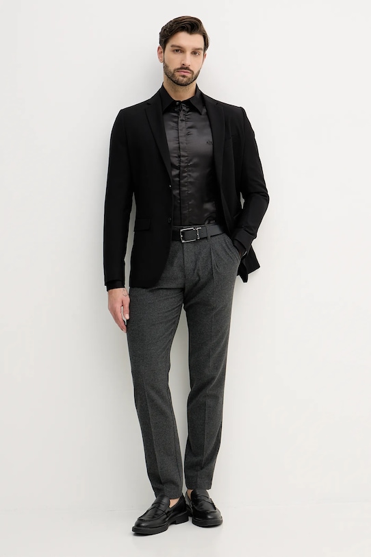 Armani Exchange koszula XM001502.AF10192 czarny AW25