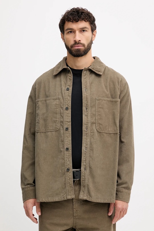 Вельветова сорочка Armani Exchange casual зелений XM001588.AF18825