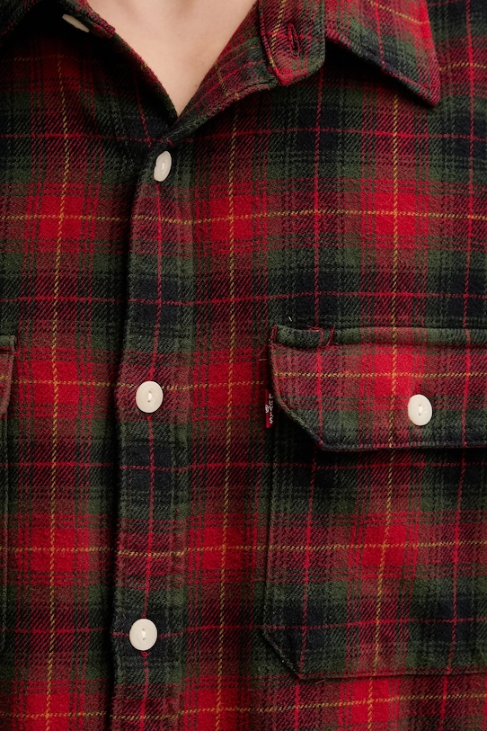 Levi's koszula bawełniana 19573.0284 czerwony