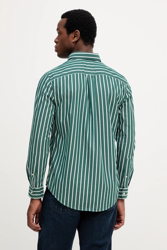 Odzież Tommy Hilfiger koszula bawełniana MW0MW40456 zielony