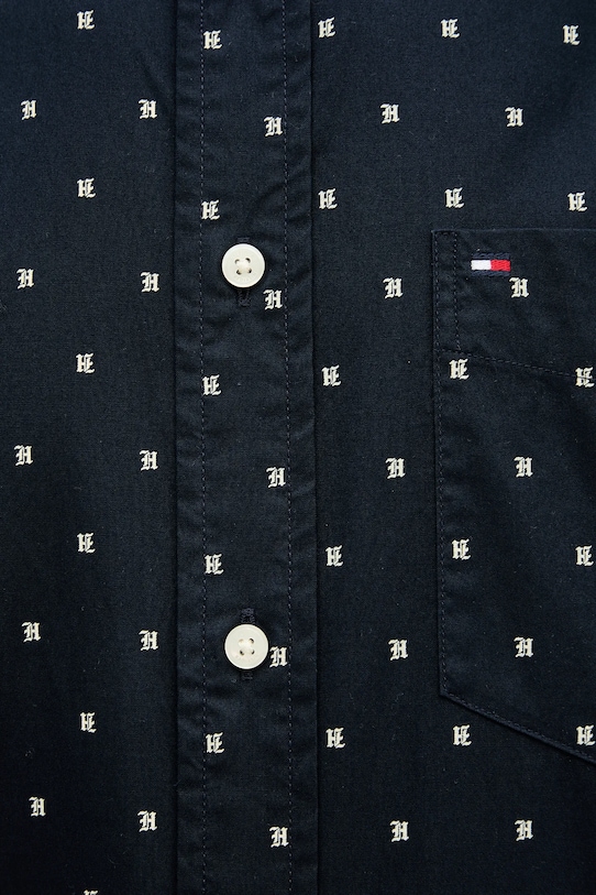 Бавовняна сорочка Tommy Hilfiger MW0MW40462 темно-синій