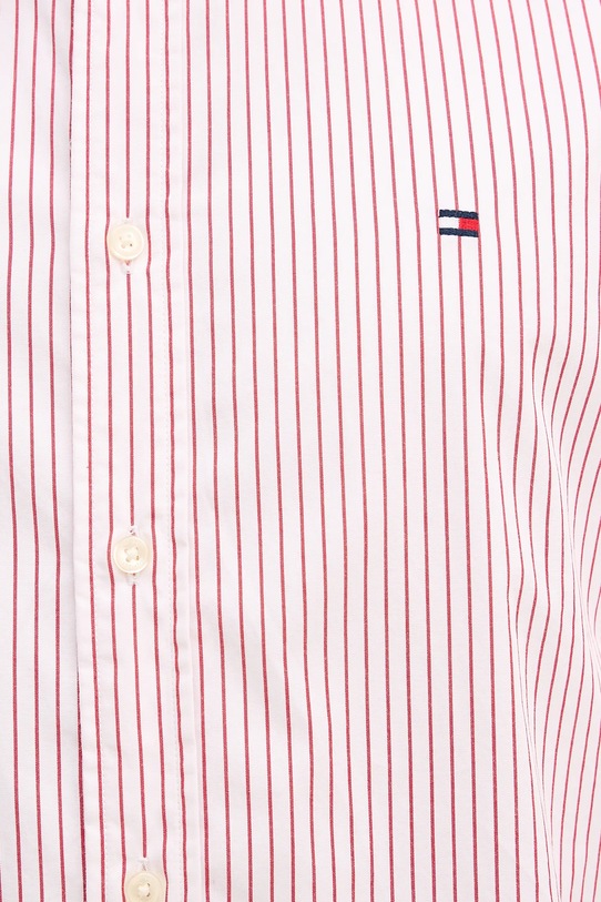 Βαμβακερό πουκάμισο Tommy Hilfiger MW0MW41399 κόκκινο