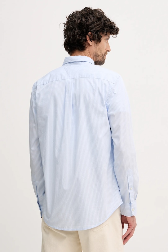 Ρούχα Βαμβακερό πουκάμισο Tommy Hilfiger MW0MW41399 μπλε