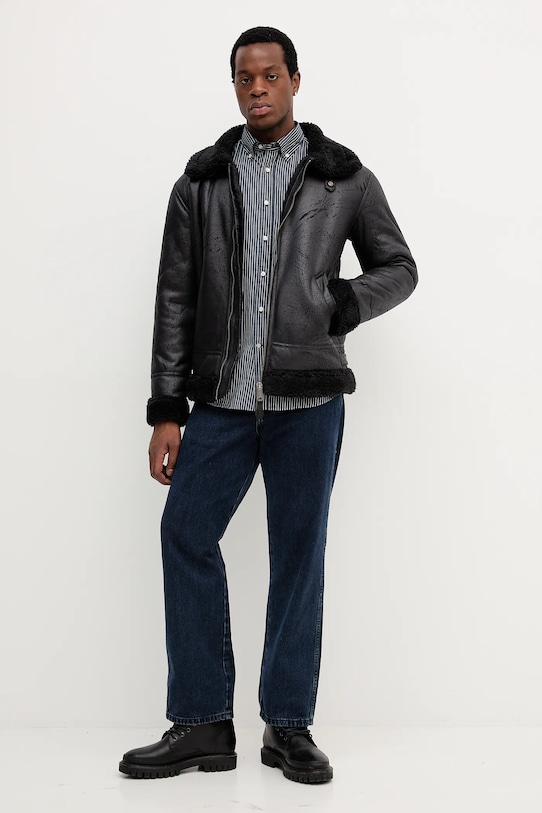 Tommy Hilfiger koszula bawełniana MW0MW41399 szary AW25