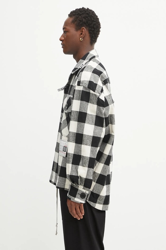 Maison MIHARA YASUHIRO koszula bawełniana Amateur Sewn A15SH086 biały AW25