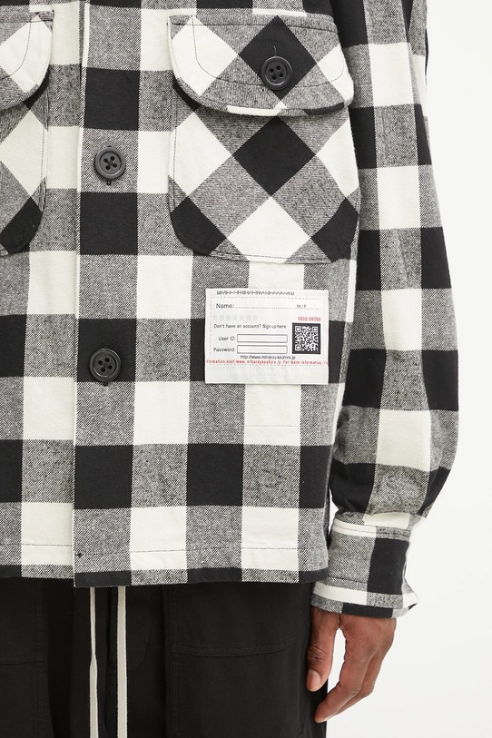 Maison MIHARA YASUHIRO cotton shirt Amateur Sewn white A15SH086