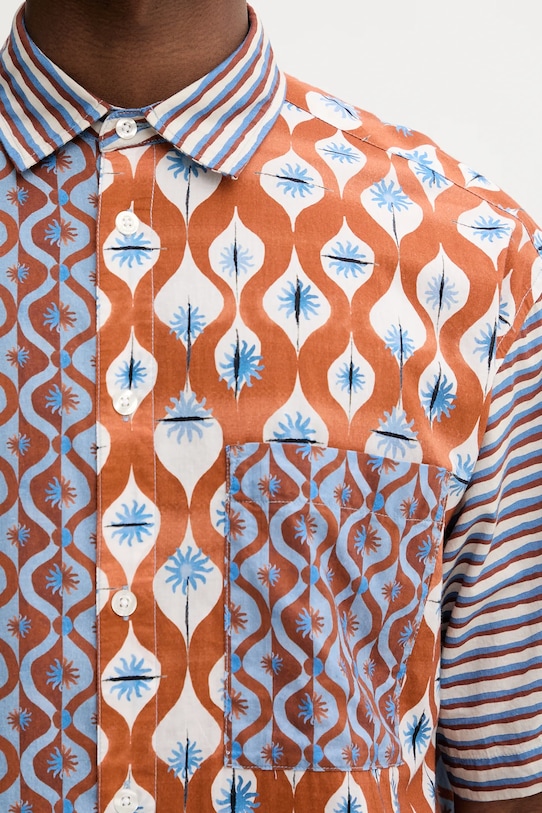 Desigual koszula bawełniana VICENTE 25WMCW03 multicolor