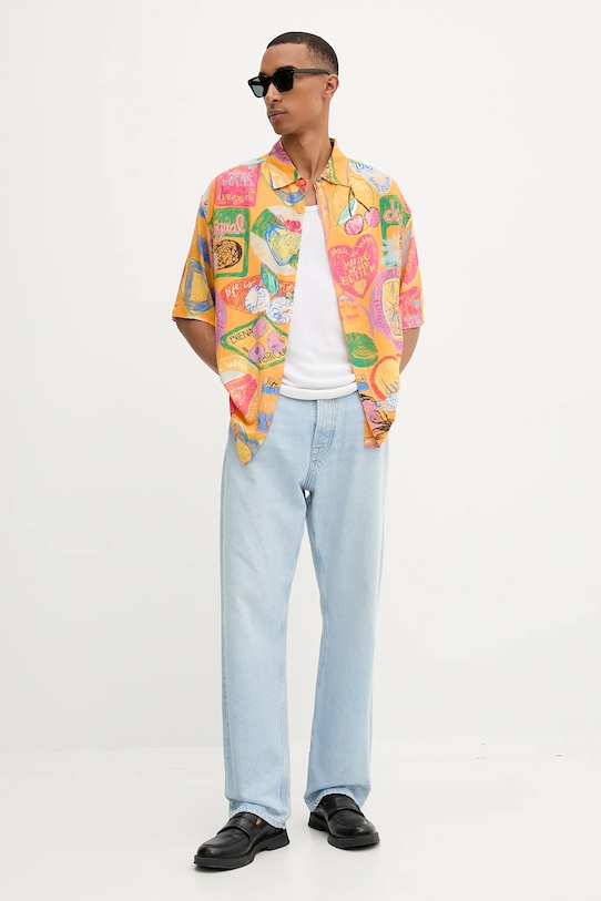 Desigual cămașă CARTAGENA 25WMCW15 galben AW25