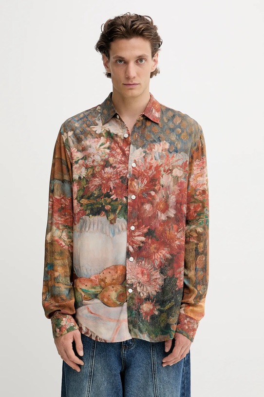 Desigual koszula MILO regular brązowy 25WMCW18