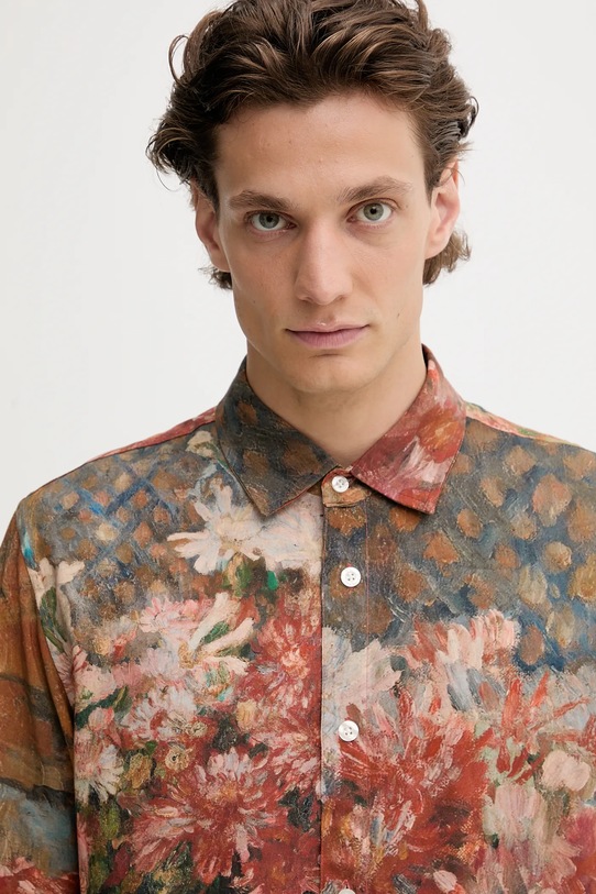 Desigual koszula MILO brązowy 25WMCW18