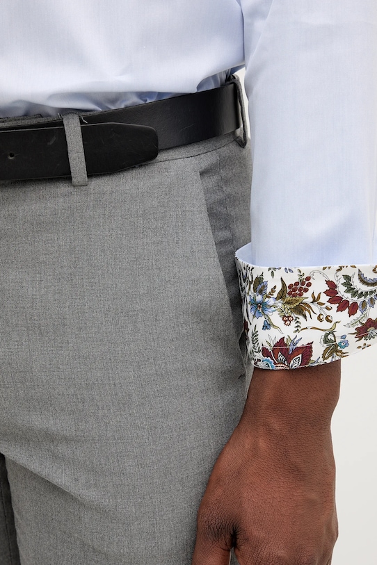 Eton koszula bawełniana 100013892 niebieski