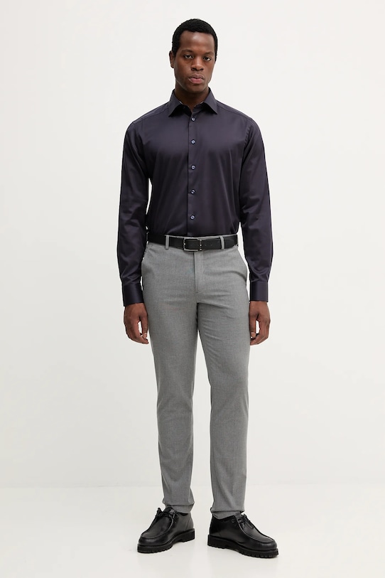 Хлопковая рубашка Eton 100014396 фиолетовой AW25