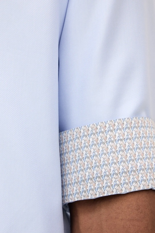 Eton cămașă din bumbac 100013906 albastru