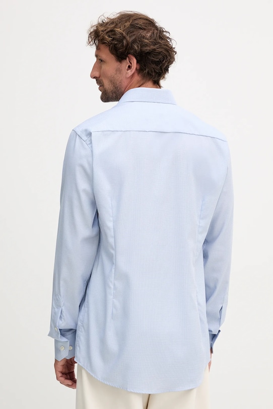 Odzież Eton koszula bawełniana 100014442 niebieski