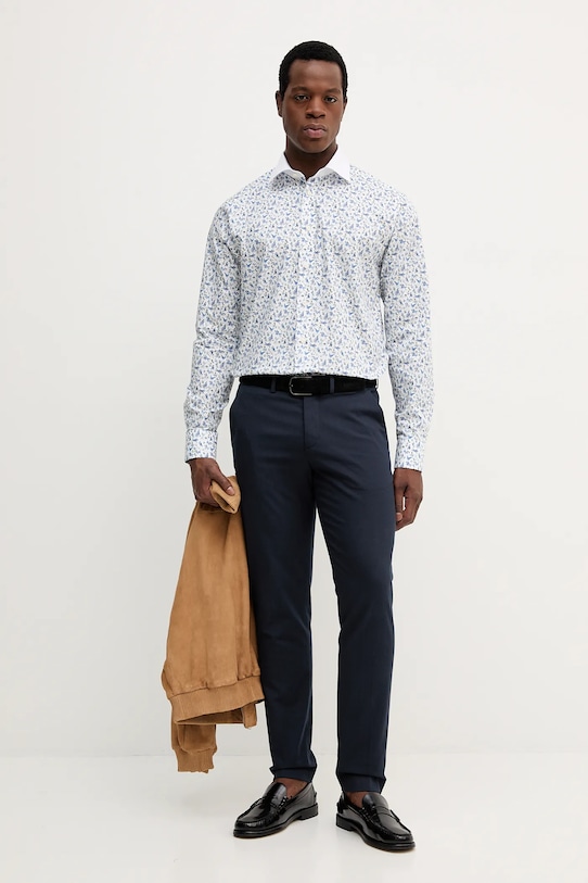 Eton koszula bawełniana 100013950 biały AW25