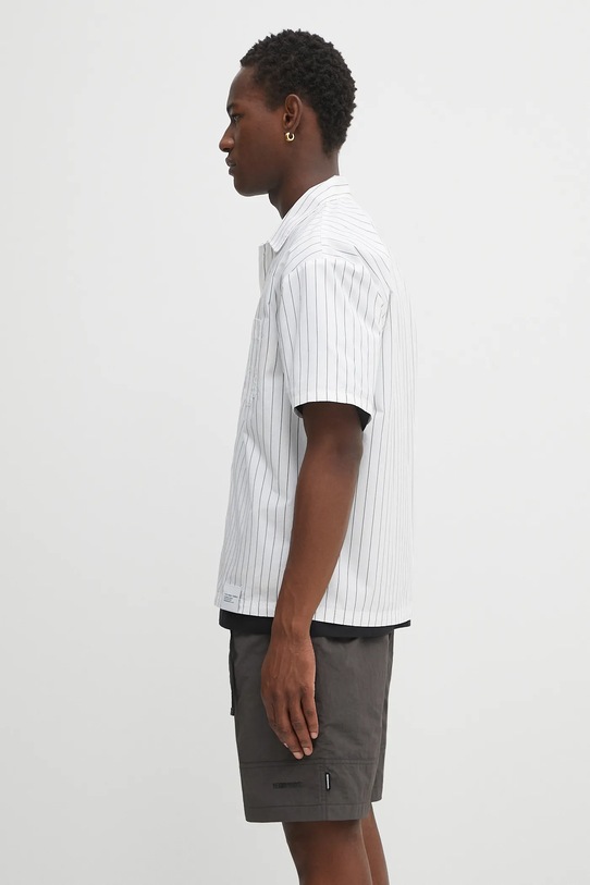 NEIGHBORHOOD koszula stripe work 251TSNH.SHM05 biały AW25