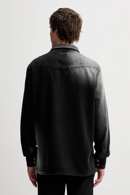 Odzież MM6 Maison Margiela koszula jeansowa SH2DT0024.M30011.969 czarny