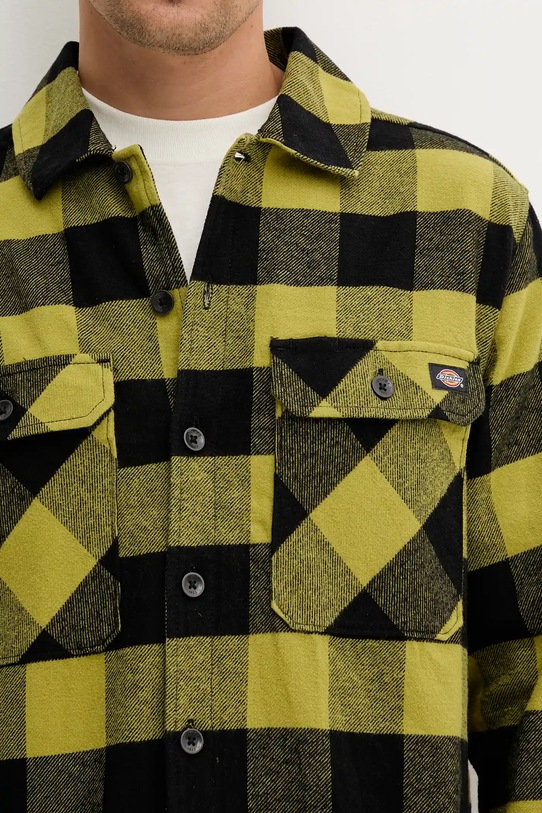 Dickies koszula bawełniana DK0A4XDZ zielony