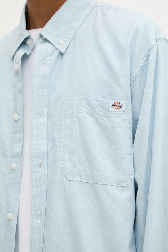 Бавовняна сорочка Dickies DK0A87PY блакитний