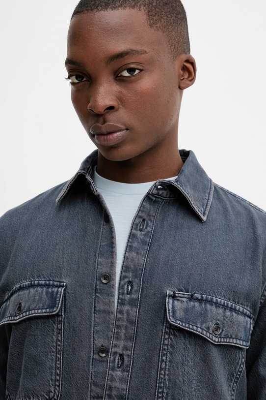 Rag & Bone koszula jeansowa niebieski RX0825FSUGI