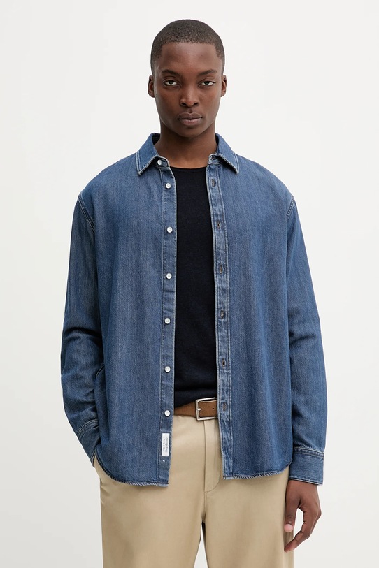 Rag & Bone koszula jeansowa regular niebieski RX0925FSUKM