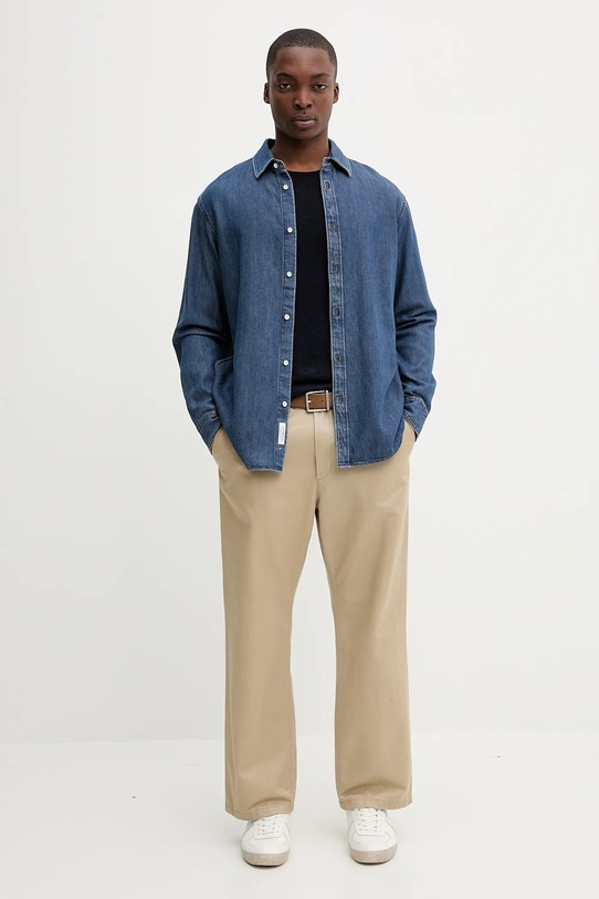 Rag & Bone koszula jeansowa RX0925FSUKM niebieski AW25
