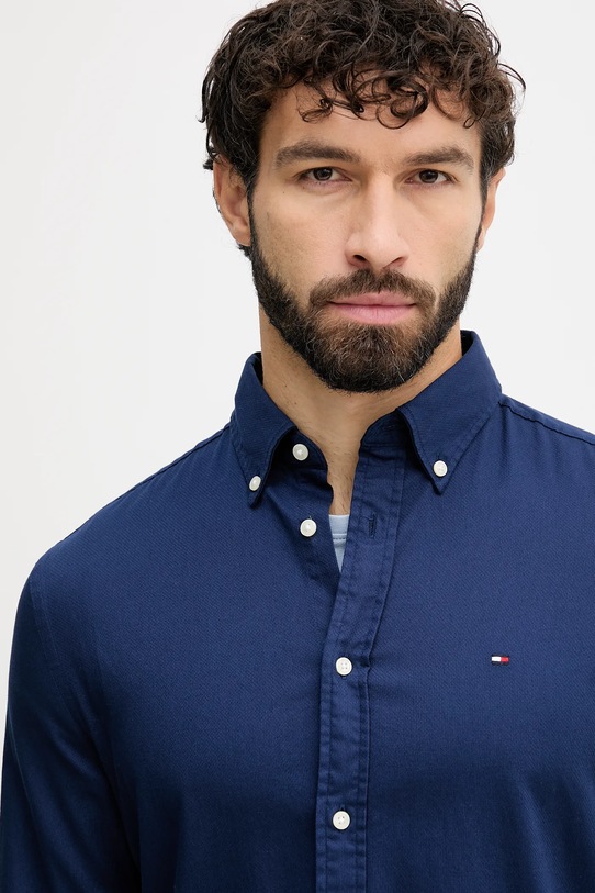 Πουκάμισο Tommy Hilfiger σκούρο μπλε MW0MW40458