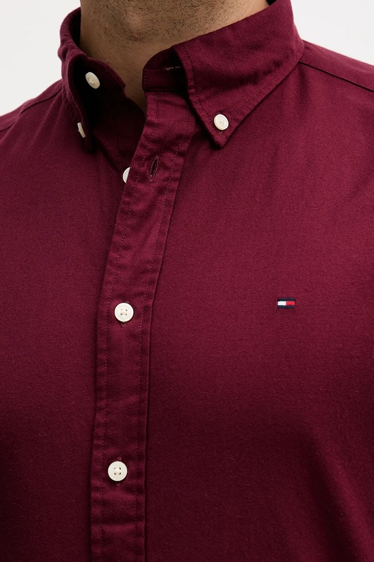 Πουκάμισο Tommy Hilfiger MW0MW40469 μπορντό
