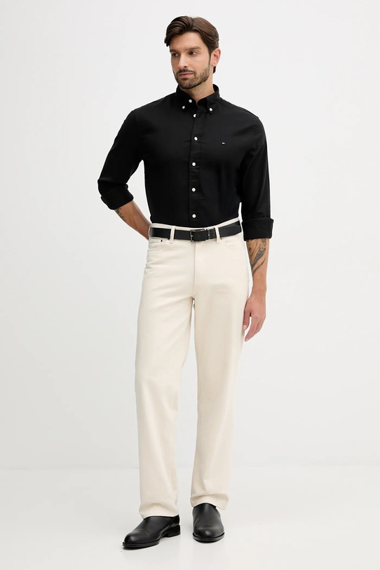 Košile Tommy Hilfiger MW0MW40469 černá AW25