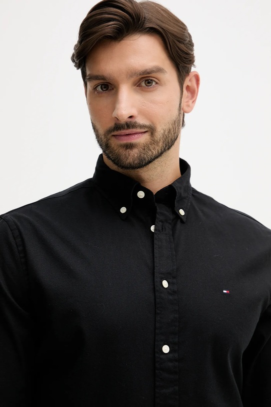 Košile Tommy Hilfiger černá MW0MW40469