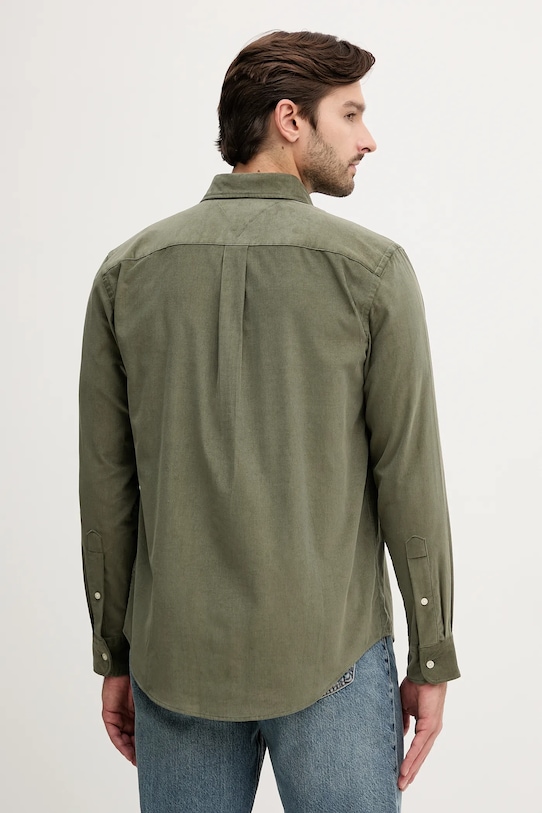 Odzież Tommy Hilfiger koszula sztruksowa MW0MW40486 zielony