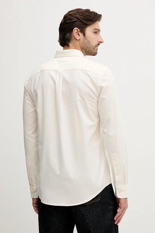 Odzież Tommy Hilfiger koszula bawełniana MW0MW40890 beżowy