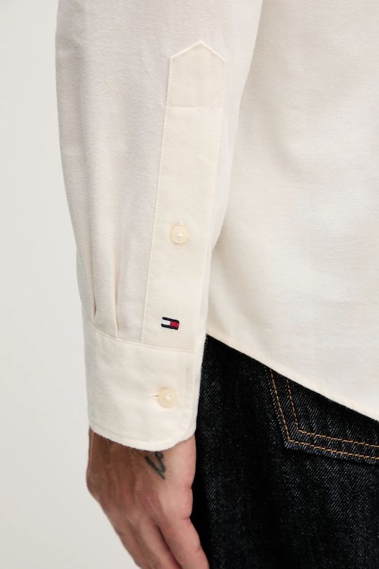 Tommy Hilfiger koszula bawełniana MW0MW40890 beżowy