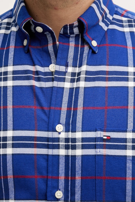 Tommy Hilfiger koszula bawełniana MW0MW40894 niebieski