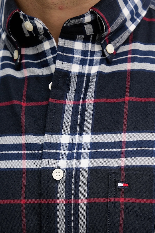 Tommy Hilfiger koszula bawełniana MW0MW40894 granatowy