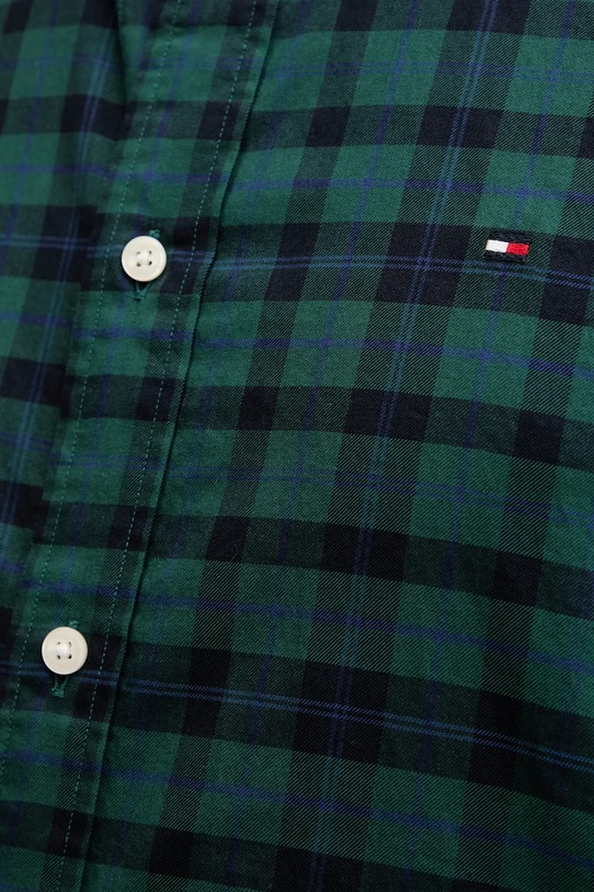 Bavlnená košeľa Tommy Hilfiger MW0MW41493 zelená