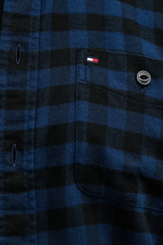 Βαμβακερό πουκάμισο Tommy Hilfiger MW0MW41496 σκούρο μπλε