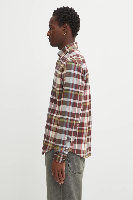 Памучна риза Napapijri G-Trekking 3 NP0A88TLCBX1 кафяв AW25