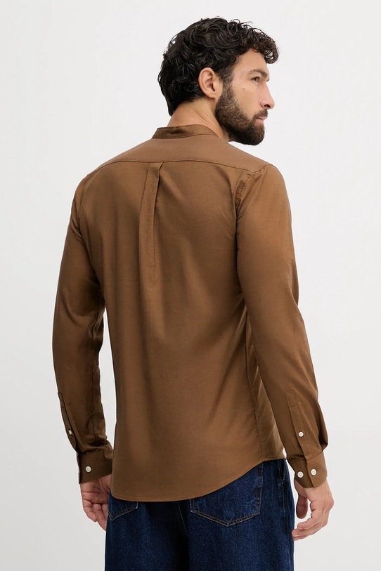 Odzież Lindbergh koszula 30.203174A brązowy