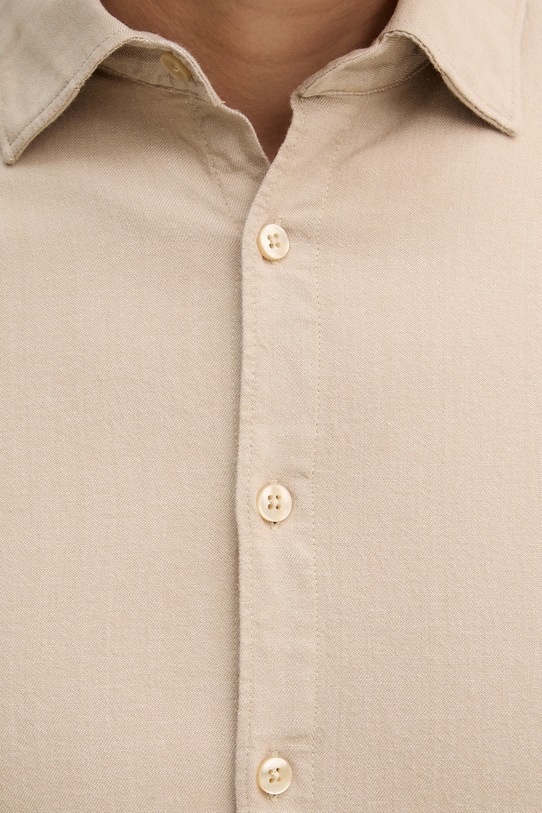 Lindbergh koszula jeansowa 30.203652 beżowy