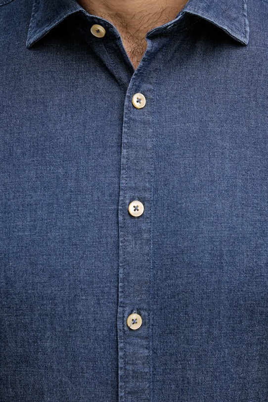 Lindbergh koszula jeansowa 30.203652 granatowy