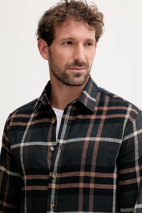 Lindbergh koszula bawełniana czarny 30.203792