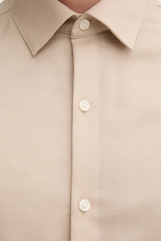 Calvin Klein camicia in lana LV019EU066 beige
