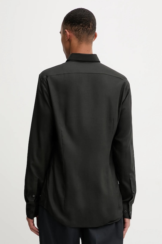 Odzież Calvin Klein koszula z wełną LV019EU066 czarny