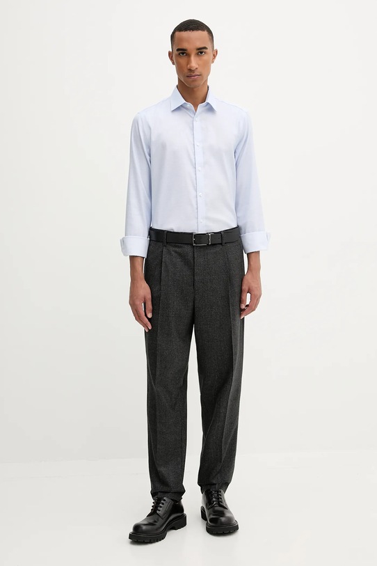 Košeľa Calvin Klein LV019EU068 modrá AW25