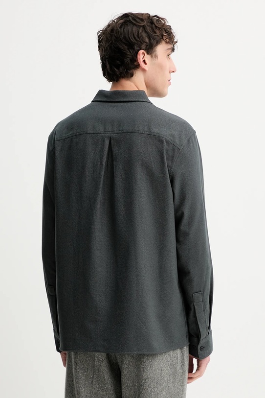 Odzież Calvin Klein koszula bawełniana LV04LD119G szary