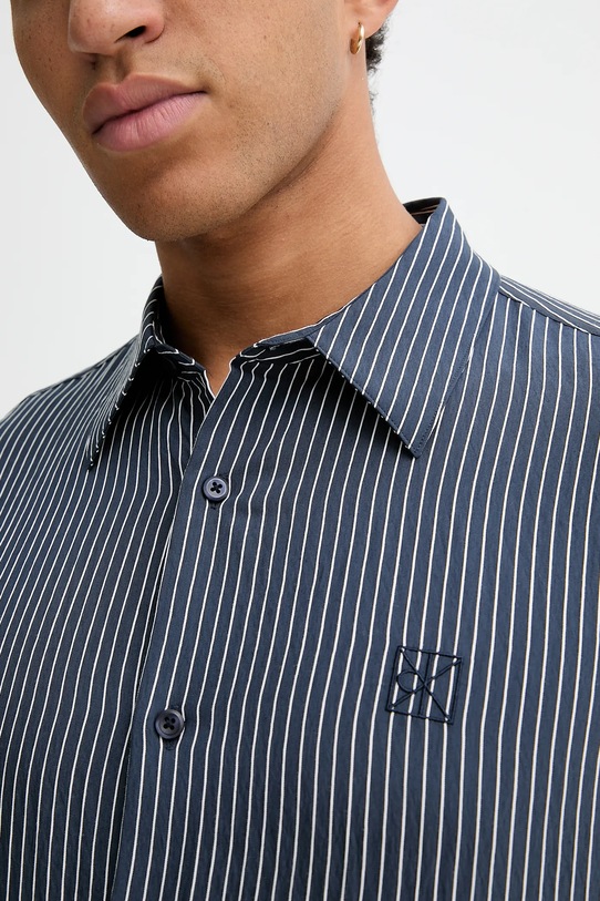 Košile Calvin Klein LV04LD124G námořnická modř