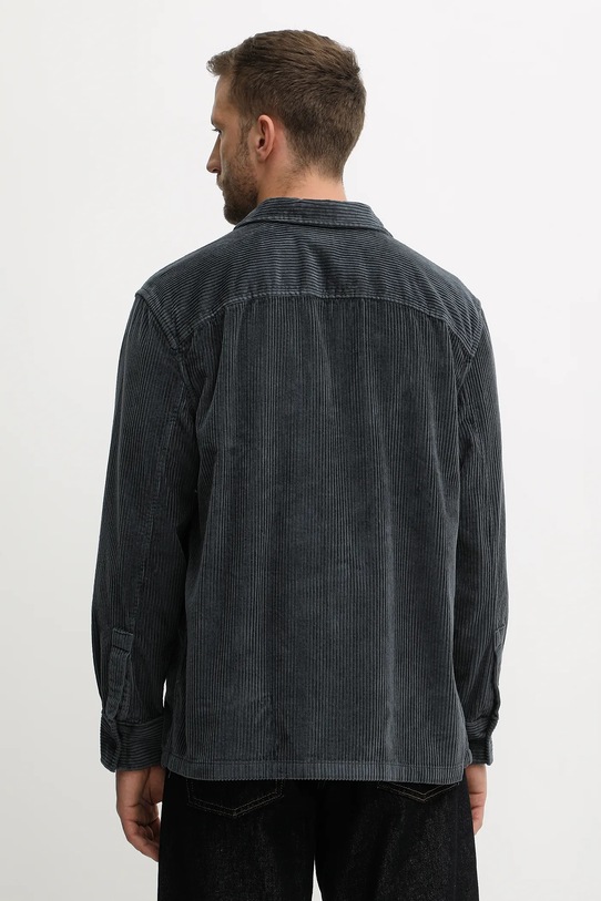 Odzież Calvin Klein Jeans koszula sztruksowa LV04RD106G granatowy