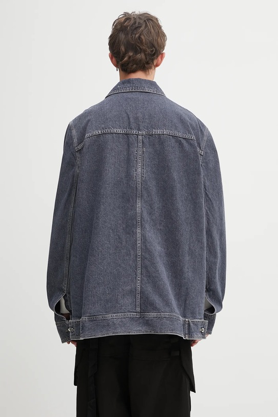 Clothing Rick Owens DRKSHDW denim shirt Lido Worker DU02E7752.DGY gray