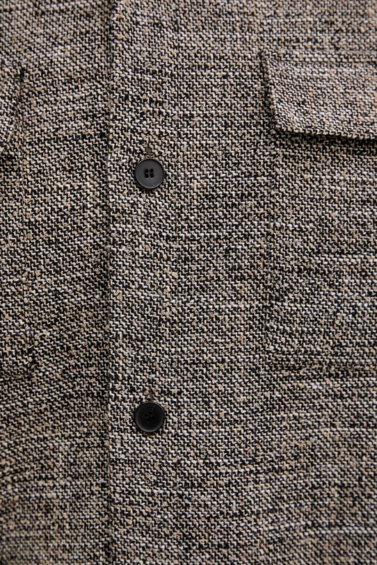 Karl Lagerfeld koszula z dodatkiem wełny 554025.605975 czarny